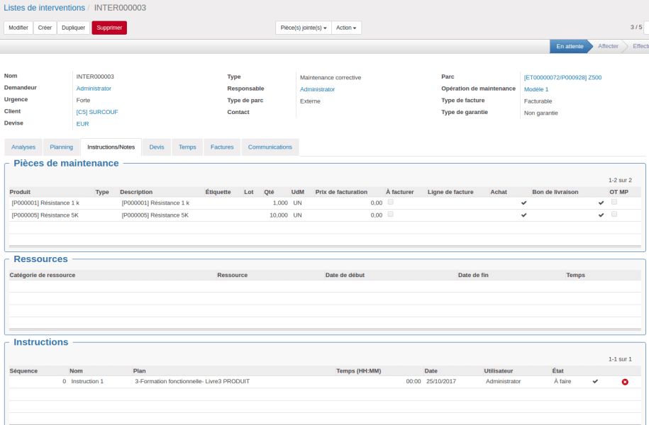 SAV ERP logiciel industriel de gestion ERP Open-Prod