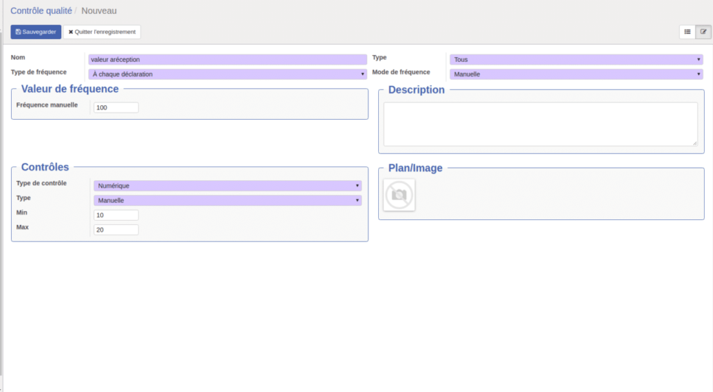 Controle de qualité avec un ERP Open-Prod